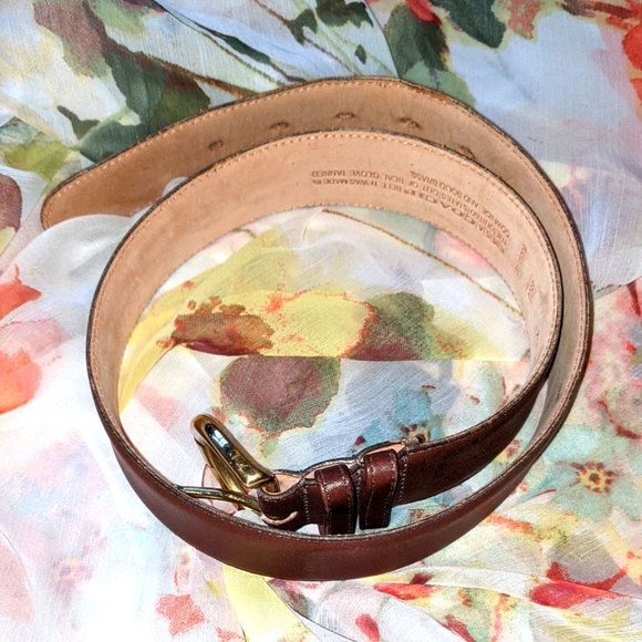 Coach Accessories - Vintage Coach Ladies Brown Leather Belt Size M